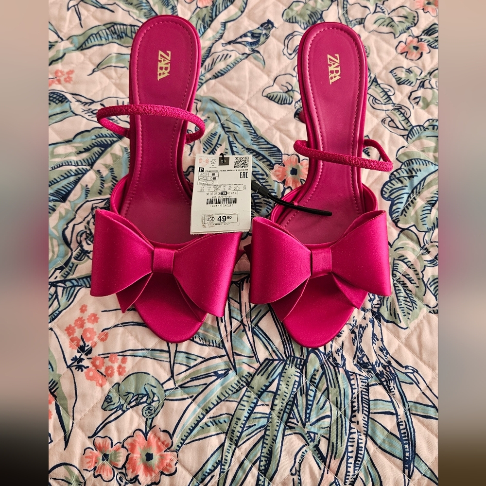 Zara pink shoes